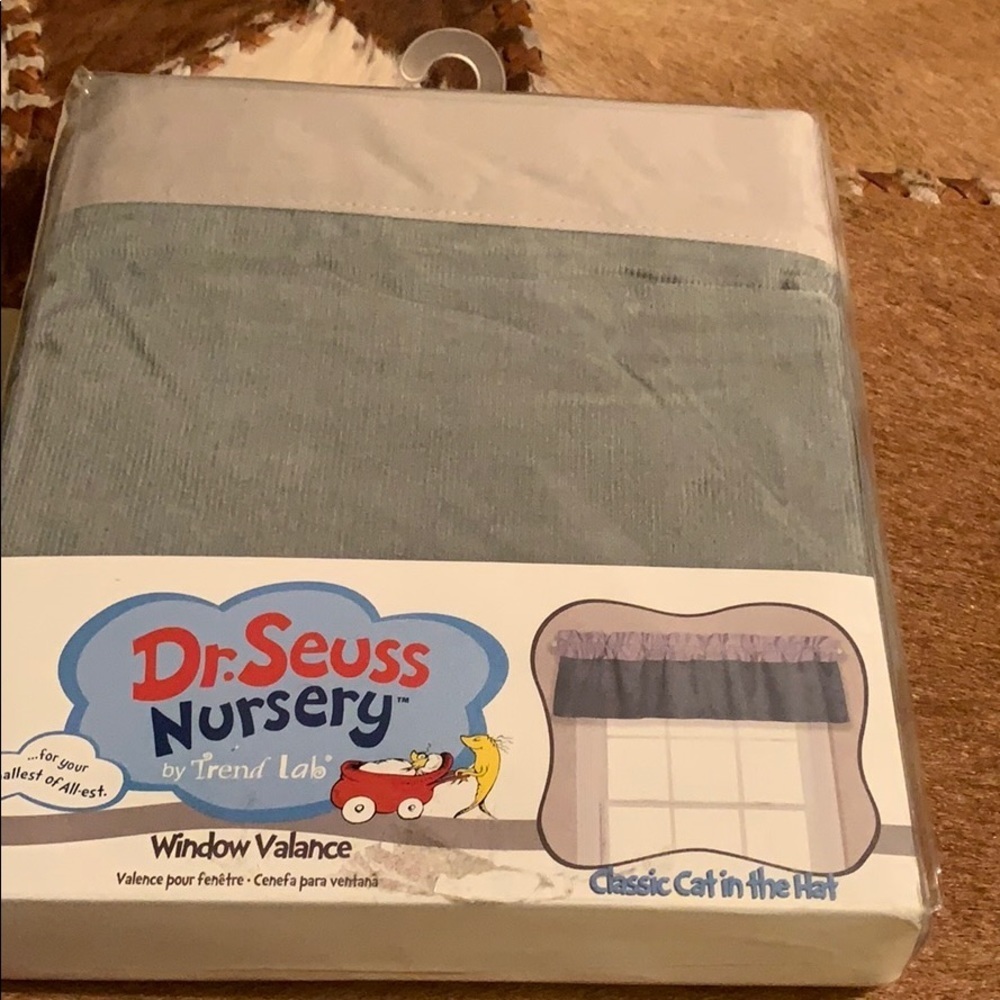 Dr.Seuss Nursery window valance
